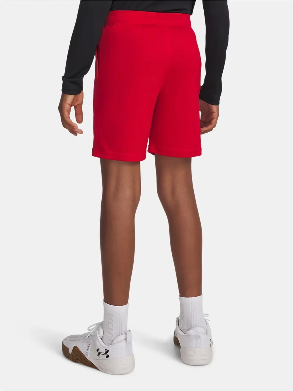 Under Armour Red Boys' Performance Shorts with Logo